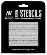 VALLEJO: HOBBY STENCIL WOOD TEXTURE #1 (Special Order)
