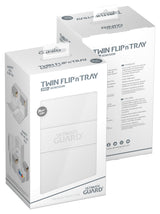 UG TWIN FLIP N TRAY DECK CASE MONOCOLOR WHITE 200+ (Special Order)