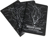 DUNGEON NOTES DM JOURNAL 3PK BLACK (Special Order)