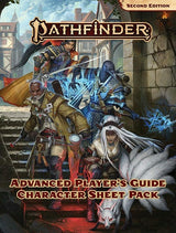 PF 2E: ADVANCED PLAYERS GUIDE CHARACTER SHEET PK (Special Order)