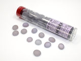 GLASS STONES CRYSTAL FROSTED LILAC QTY 40 5.5" (Special Order)