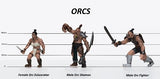 CHARACTERS OF ADV: ORCS SET C GROUP OF 3 (Special Order)