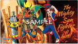BUSHI SUPPLIES RUBBER PLAYMAT VOL. 14 CFV X FUTURE CARD BUDDYFIGHT DESIGN A: GAO & DRUM (Special Order)