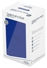 UG TWIN FLIP N TRAY DECK CASE MONOCOLOR BLUE 160+ (Special Order)