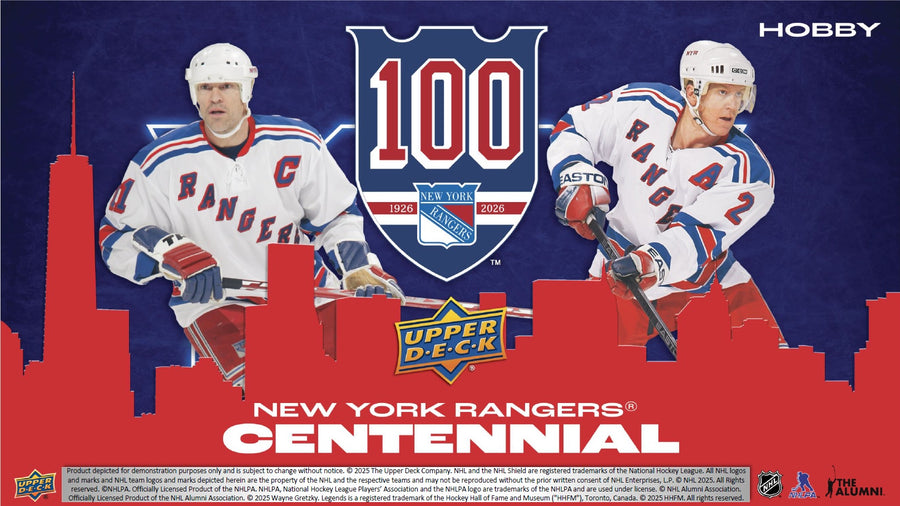 2025-26 Upper Deck New York Rangers Centennial Tin