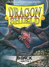 DRAGON SHIELD SLEEVES MATTE BLACK 100CT (Special Order)
