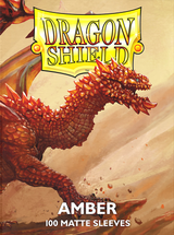 DRAGON SHIELD SLEEVES MATTE AMBER 100CT (Special Order)