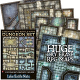 ESSENTIAL RPG BATTLE MAPS DUNGEON SET (Special Order)