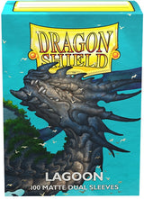 DRAGON SHIELD SLEEVES DUAL MATTE LAGOON 100CT (Special Order)