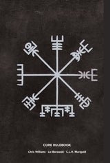 KINLESS SOLO VIKING RPG V1.2 HC (MÖRK BORG) LIMITED EDITION SILVER FOIL VEGVISIR COVER (Special Order)