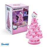 HOLIDAY LIGHT UP CERAMIC CHRISTMAS TREE 6” HELLO KITTY PINK (Special Order)