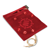 AP ENHANCE TABLETOP ROLL ON A SCROLL DICE CASE AND 7PC ACRYLIC DICE SET RED (EN) (Special Order)