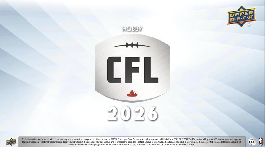 2026 Upper Deck CFL Football Hobby Box