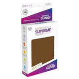 UG SLEEVES SUPREME UX SMALL MATTE BROWN 60CT (10/ (Special Order)
