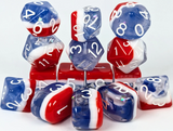 SET OF 15 DICE: STARS & STRIPES (Special Order)