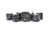 RESIN 7 DICE SET FRAMED VOID INCLUSION 16MM (Special Order)