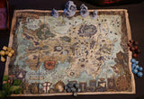 LA NOTTE ETERNA 5E: WORLD MAP PRINTED ON FABRIC (Special Order)