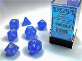 FROSTED 7-DIE SET BLUE/WHITE (Special Order)
