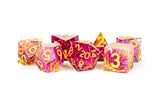 RESIN 7 DICE SET SHARP EDGE THOUSAND DAY RED (Special Order)
