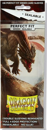 DRAGON SHIELD SLEEVES PERFECT FIT SEALABLE SMOKE (Special Order)
