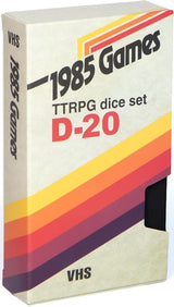 VHS DICE - RUBY RED 7-DIE SET (Special Order)