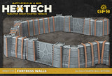 BATTLEFIELD IN A BOX: HEXTECH TRINITY CITY FORTRESS WALLS 24CT GREY (Special Order)
