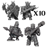KOW VANGUARD ABYSSAL DWARF WARBAND SET (EN) (Special Order)