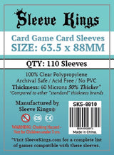 SK CARD GAME SLEEVES 63.5MM X 88MM 110CT (Special Order)
