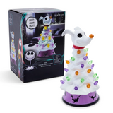 HOLIDAY LIGHT UP CERAMIC CHRISTMAS TREE 6” DISNEY NIGHTMARE BEFORE CHRISTMAS ZERO (Special Order)