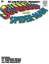 DC AND MARVEL PRESENT: SUPERMAN AND SPIDER-MAN (MARVEL TREASURY EDITION #28) TREASURY EDITION BLANK (Special Order)