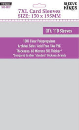 SK '7XL' SLEEVES 130MM X 195MM 110CT (Special Order)