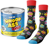 CAN OF WHOOP ASS SOCKS 6PC CDU (Special Order)