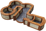 WARLOCK TILES: 1" TOWN/VILLAGE ANGLES/CURVES EXP (Special Order)