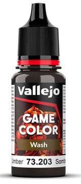 VALLEJO: GAME COLOR UMBER WASH 17ML (Special Order)