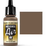 VALLEJO: MODEL AIR CAMOUFLAGE PALE BROWN (17ML) (Special Order)