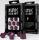 RUNIC SHIMMERING BLACK W/MAGENTA DICE SET (Special Order)