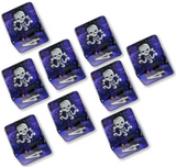 ELDER DICE SEAL OF YOG-SOTHOTH GLASS/WAX D6 SET (Special Order)