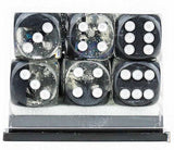 SD D6 DICE SET CLUBS 12MM 18CT (Special Order)