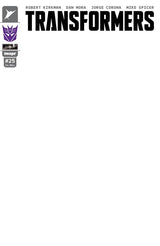 TRANSFORMERS #25 CVR H BLANK SKETCH DECEPTICON VAR (Special Order)
