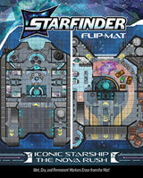 STARFINDER FLIP-MAT: ICONIC STARSHIP NOVA RUSH (Special Order)