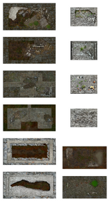 F.A.T. MATS: TERRAIN BASE SET - COBBLE (Special Order)