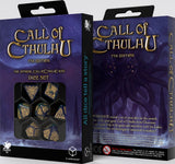 CALL OF CTHULHU DICE SET: 7TH EDITION BLUE GREEN/GOLD (Special Order)