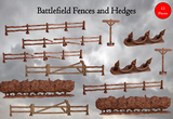 TERRAIN CRATE - BATTLEFIELD FENCES AND HEDGES (EN) (Special Order)