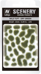 VALLEJO: SCENERY SMALL WILD TUFT DRY GREEN (Special Order)
