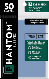 PHANTOM SLEEVES GLOSS EVERGREEN SIZE (88MM X 125MM) 50CT (Special Order)