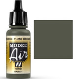 VALLEJO: MODEL AIR BRONZEGREEN (17ML) (Special Order)