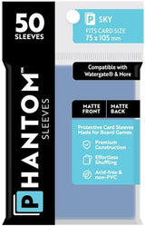 PHANTOM SLEEVES MATTE SKY SIZE (75MM X 105MM) 50CT (Special Order)