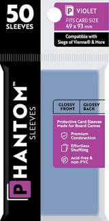 PHANTOM SLEEVES GLOSS VIOLET SIZE (49MM X 93MM) 50CT (Special Order)
