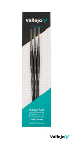 VALLEJO: DESIGN BRUSH SET (Special Order)