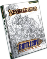 PATHFINDER 2E BATTLECRY! SKETCH COVER HC (Special Order)